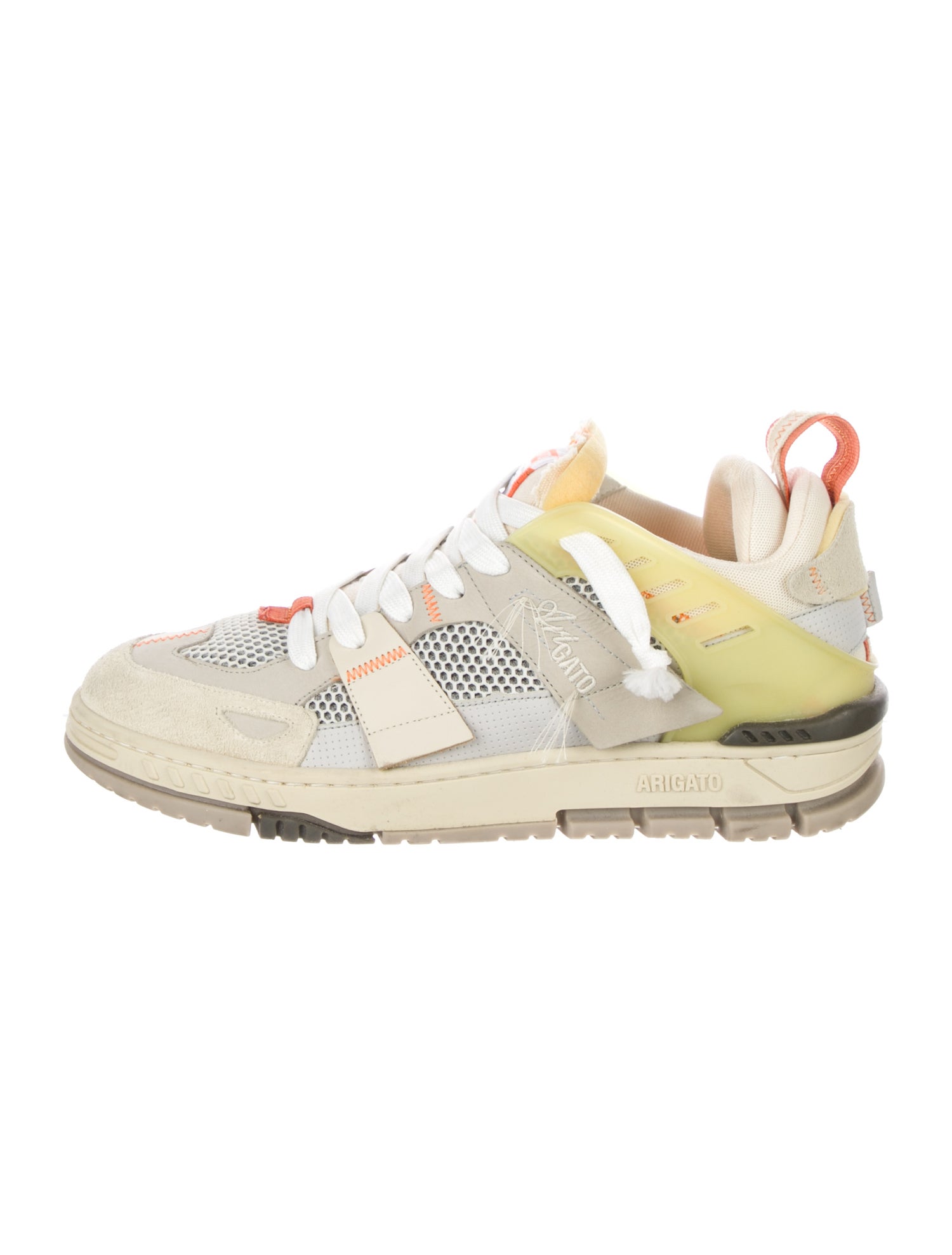 Axel Arigato Leather Colorblock Pattern Sneakers