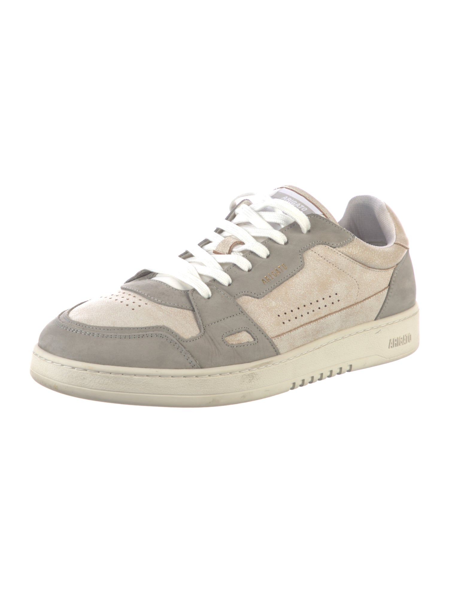 Axel Arigato Leather Colorblock Pattern Sneakers