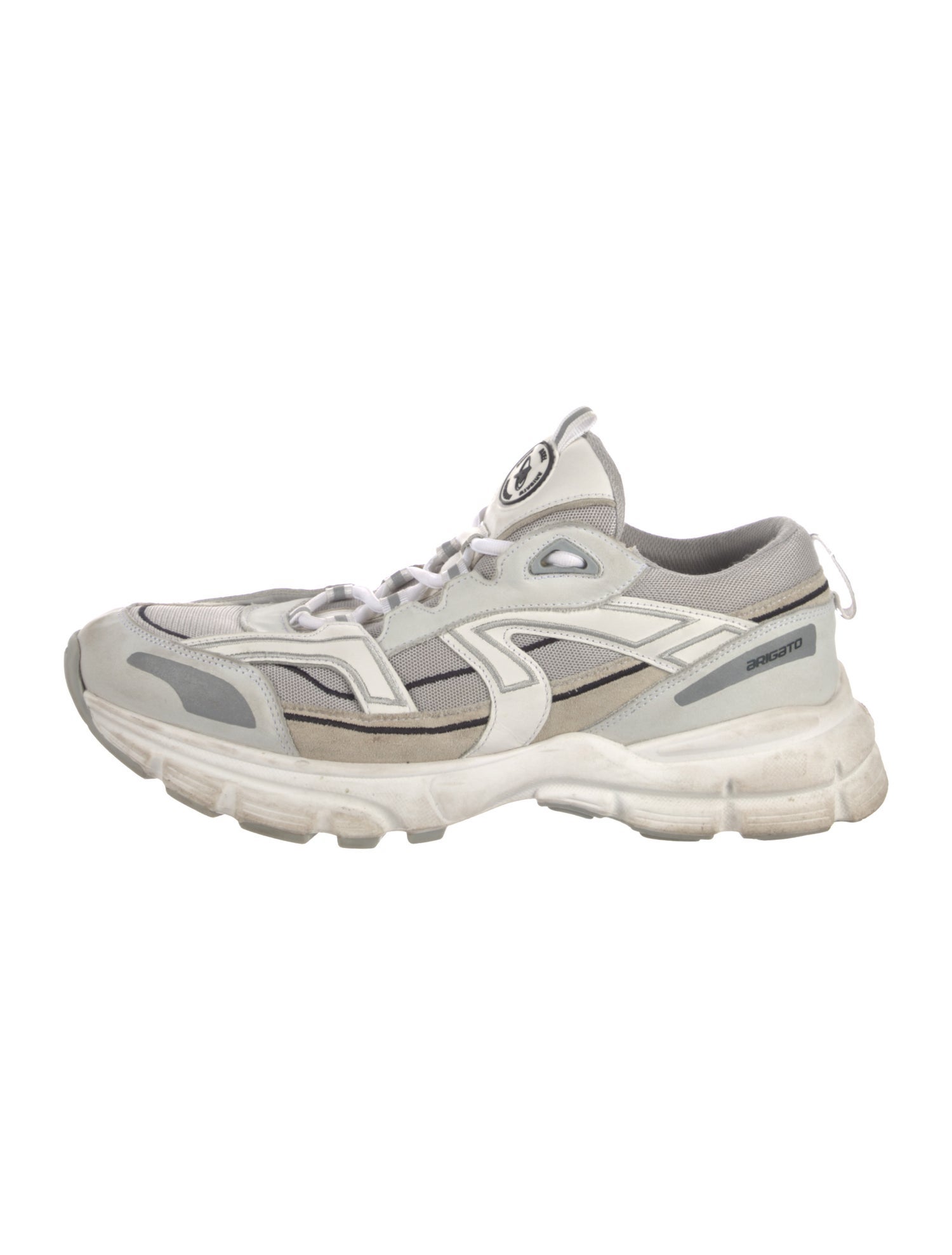 Axel Arigato Leather Leather Trim Embellishment Chunky Sneakers