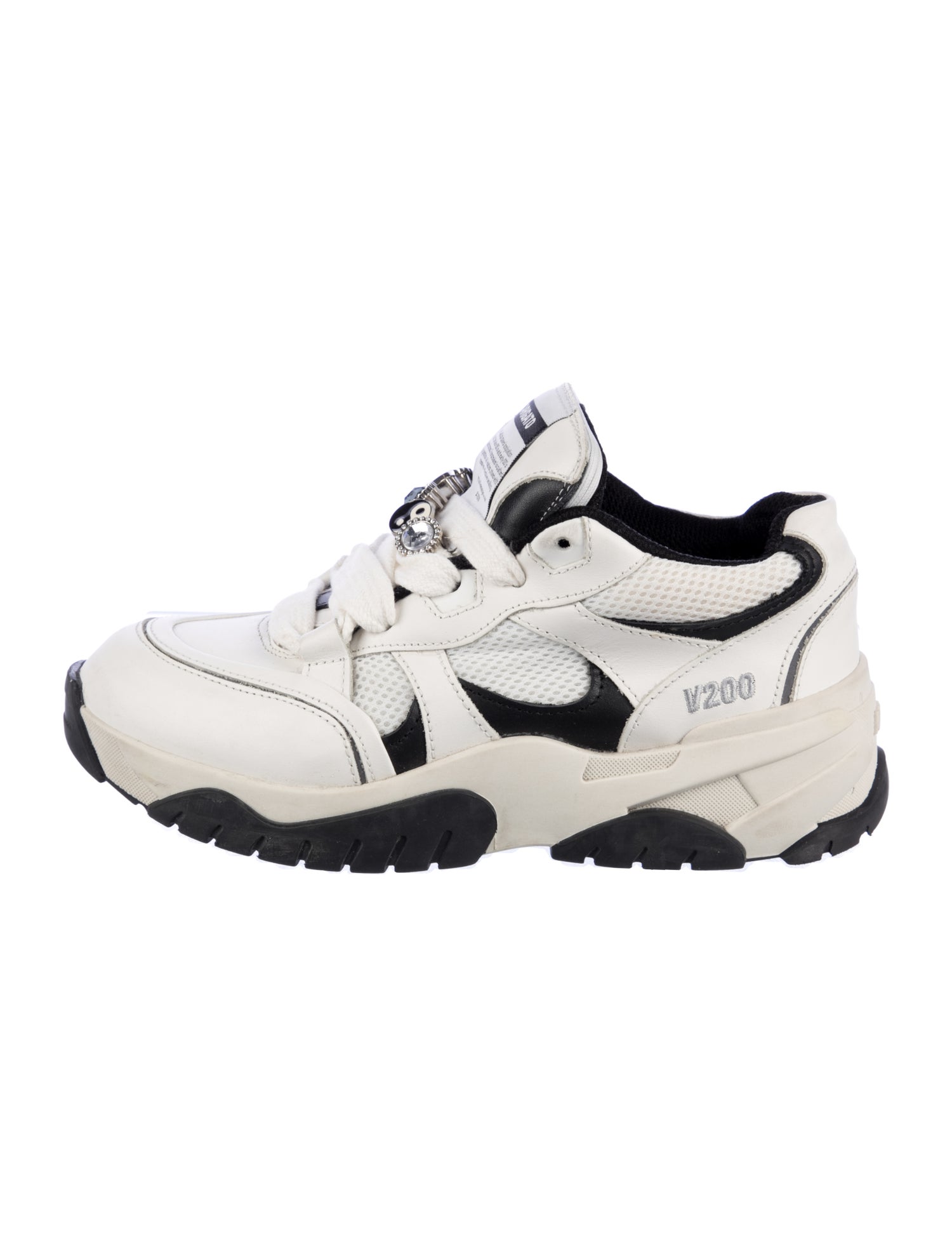 Axel Arigato Leather Colorblock Pattern Sneakers