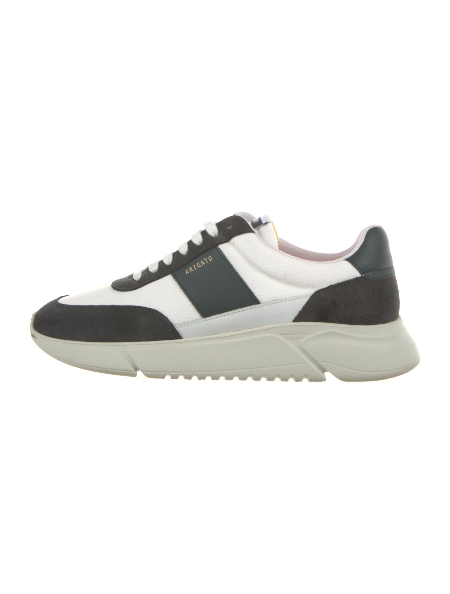 Axel Arigato Suede Colorblock Pattern Sneakers
