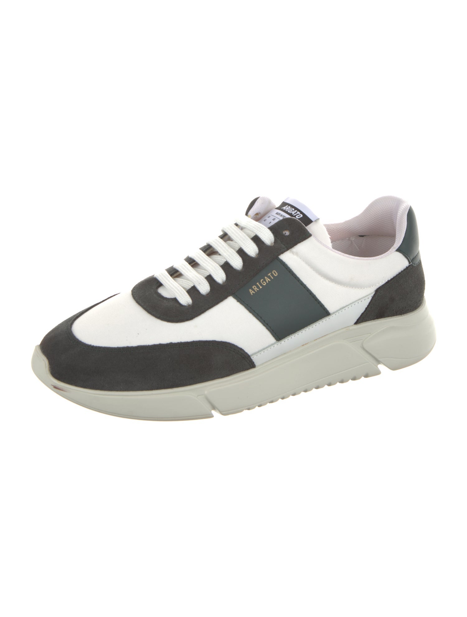 Axel Arigato Suede Colorblock Pattern Sneakers