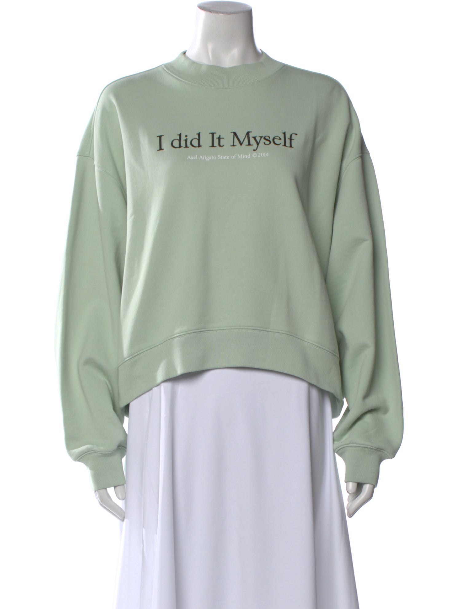 Axel Arigato Graphic Print Crew Neck Sweatshirt