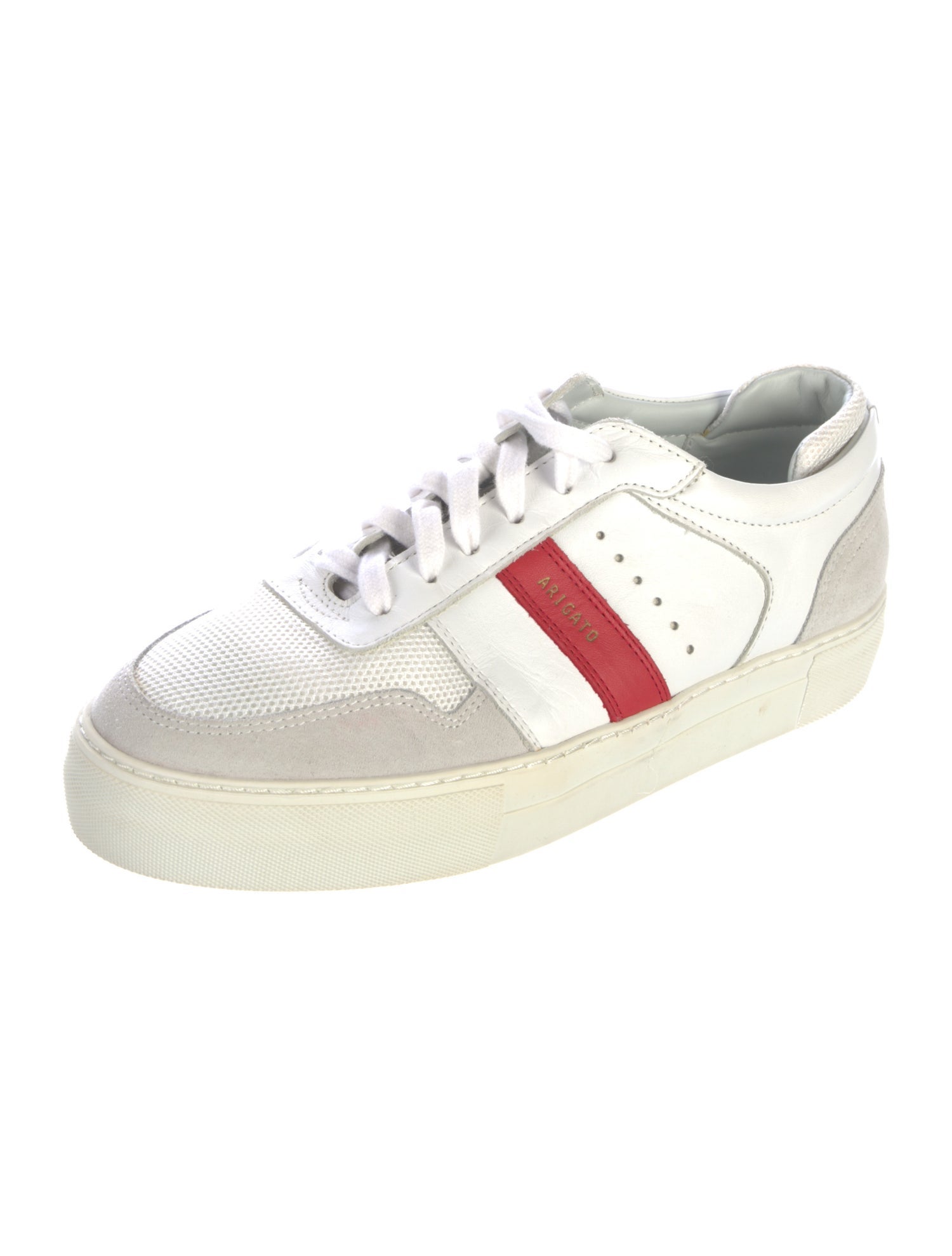 Axel Arigato Leather Colorblock Pattern Sneakers