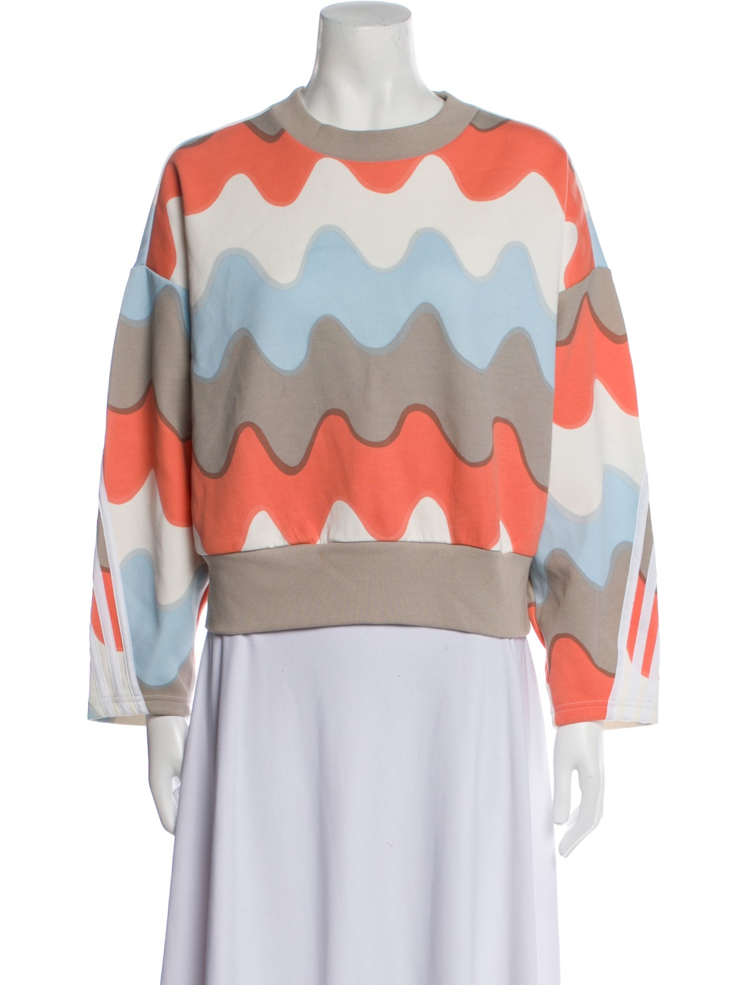 Adidas x Marimekko Printed Crew Neck Sweatshirt