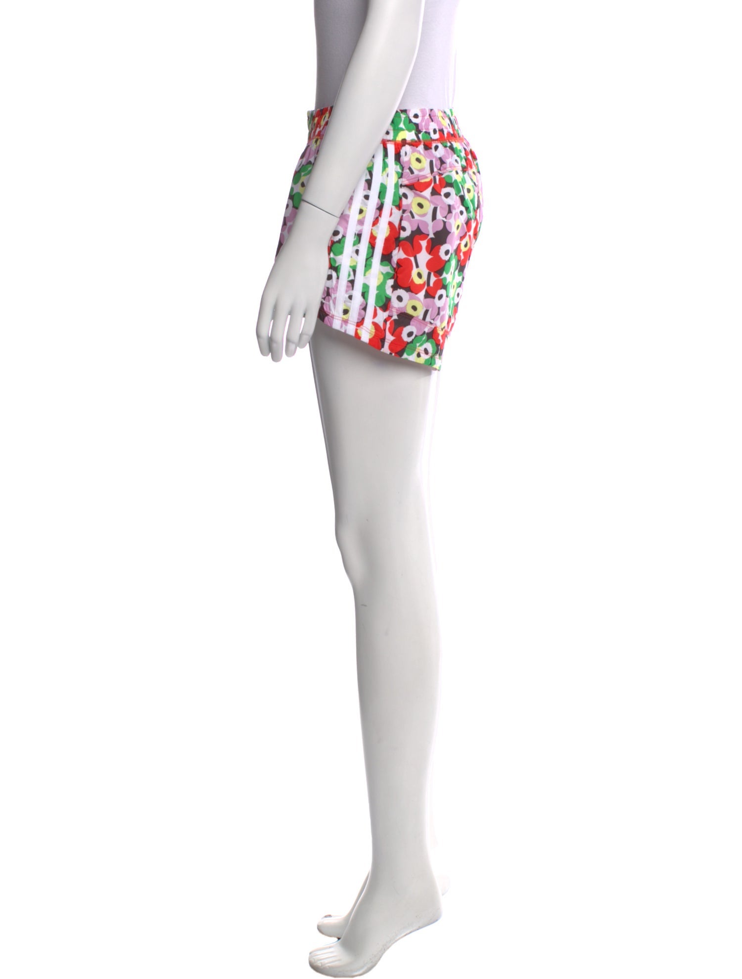 Adidas x Marimekko Floral Print Mini Shorts