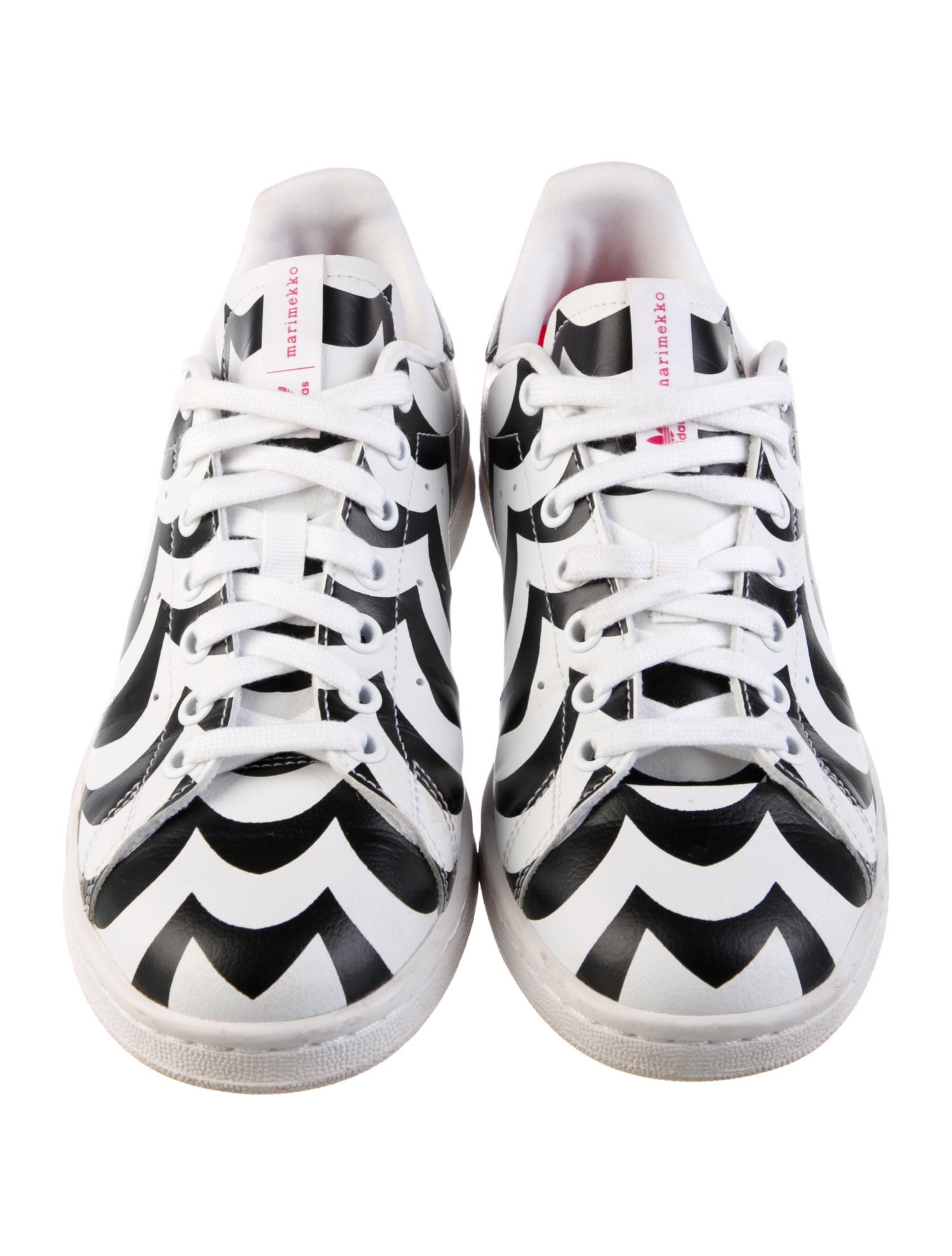 Adidas x Marimekko Leather Printed Sneakers