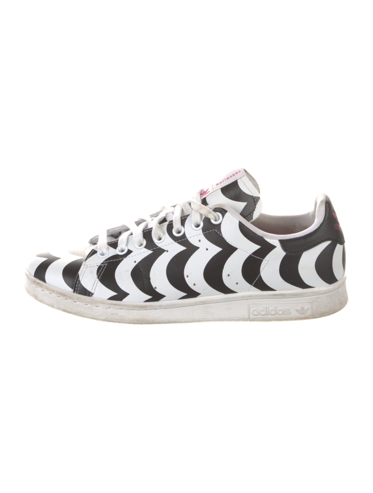 Adidas x Marimekko Leather Printed Sneakers