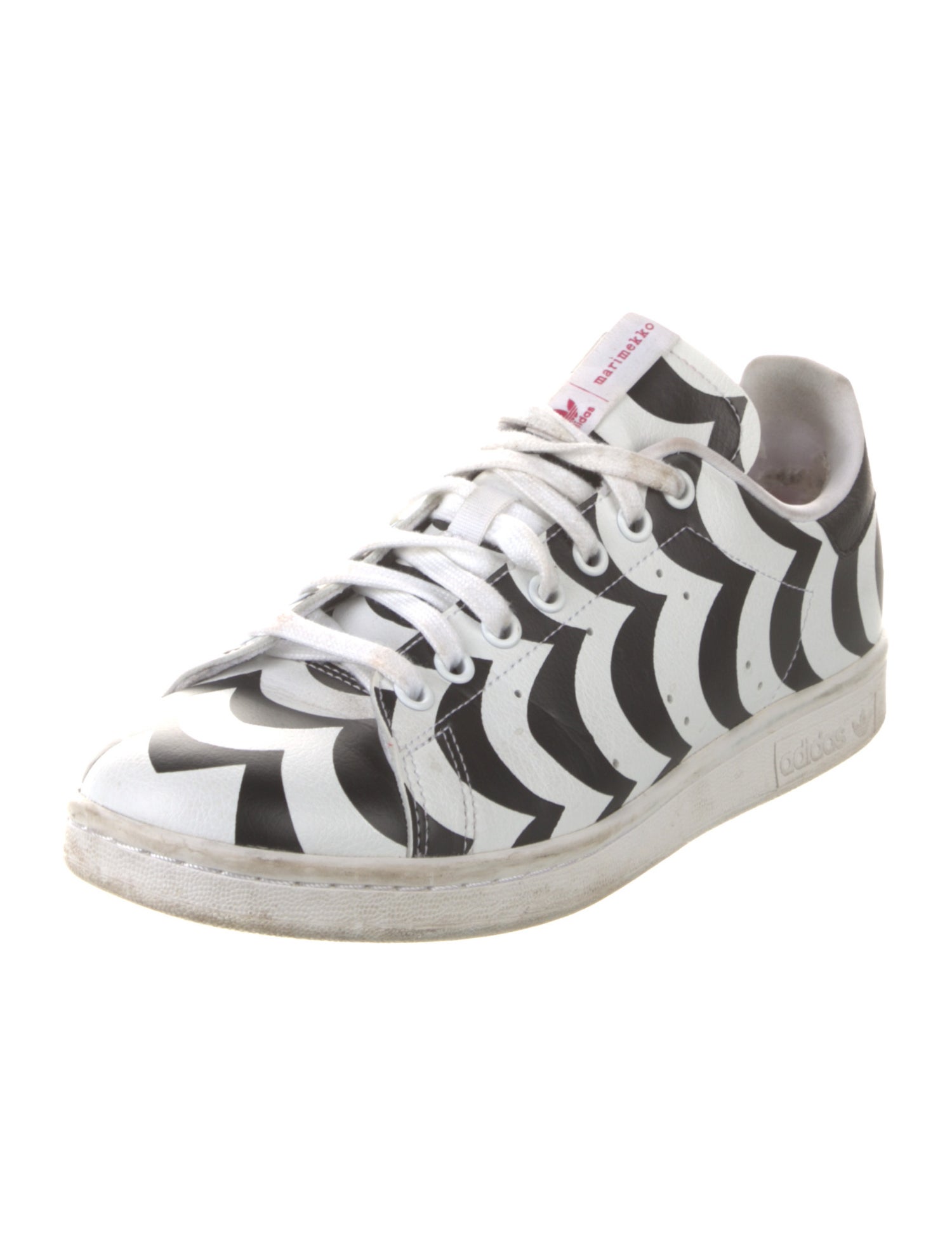 Adidas x Marimekko Leather Printed Sneakers