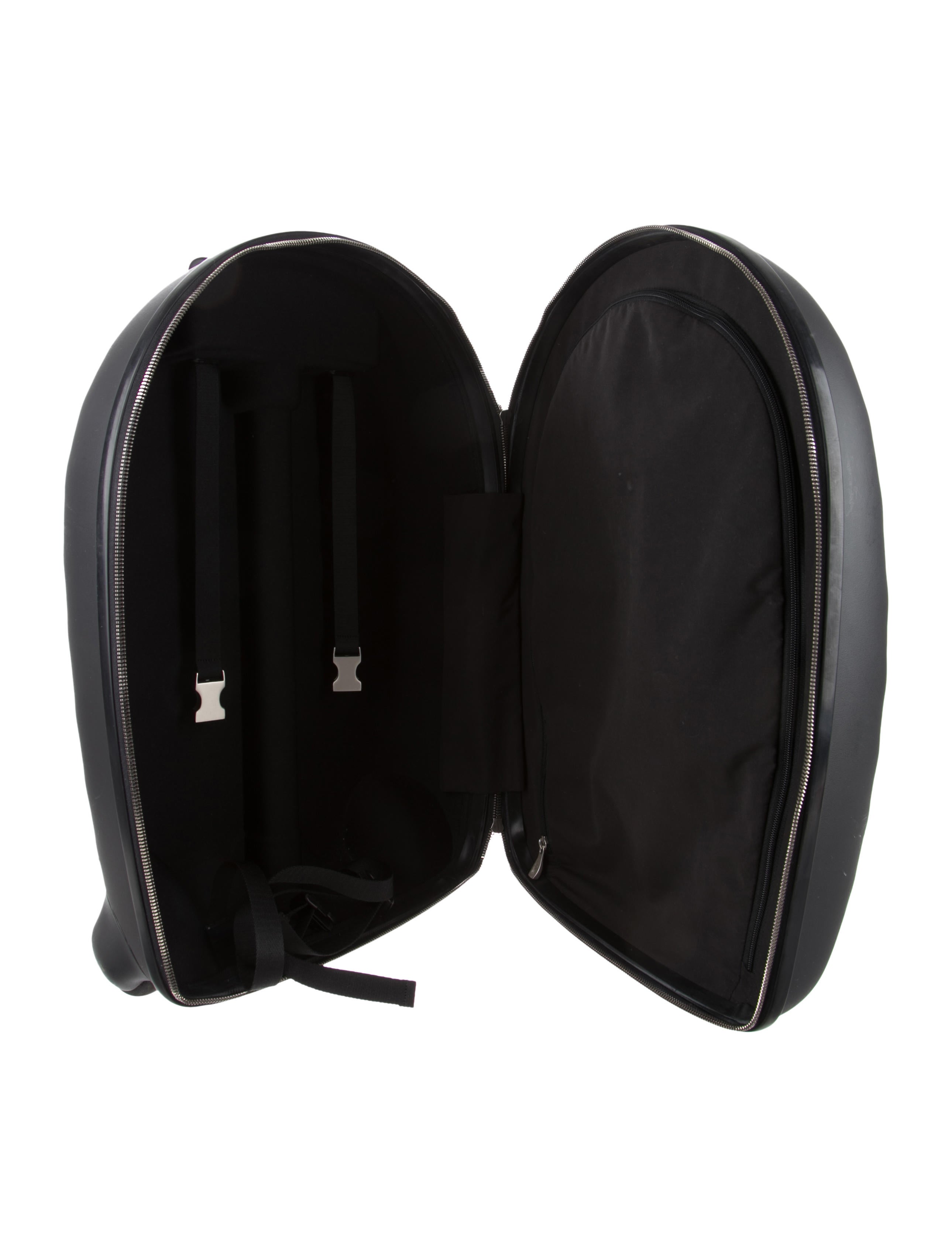Alexander McQueen　ガーメントケース Alexander McQueen x Samsonite Black Rib Cage Luggage - Black