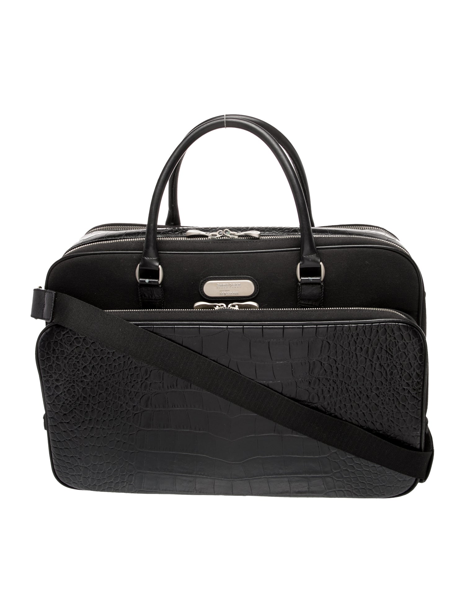 希少 ALEXANDER McQUEEN SAMSONITE Bag Rare ALEXANDER MCQUEEN X Samsonite Black Label Leather