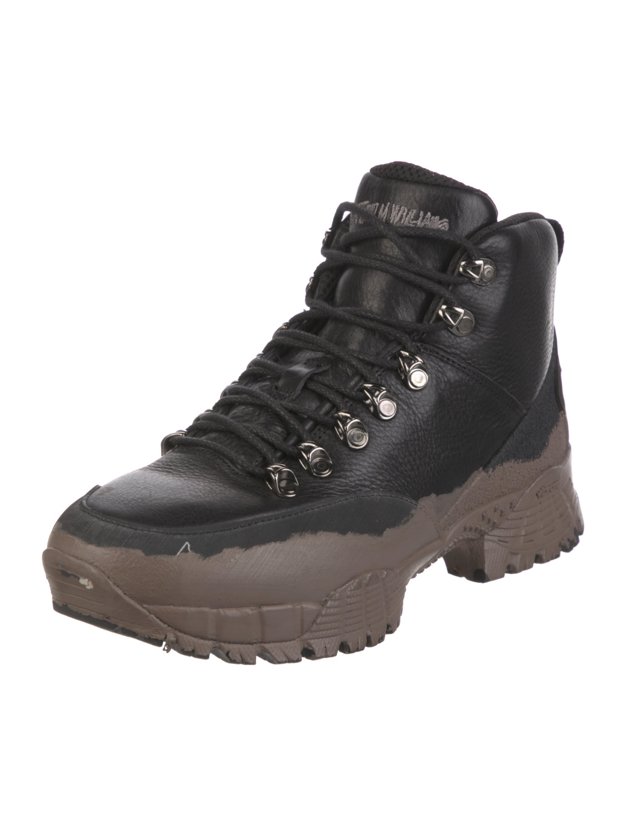 1017 ALYX 9SM x Stussy x ROA Leather Hiking Boots Black Boots, Shoes
