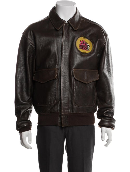 Avirex Leather Utility Jacket