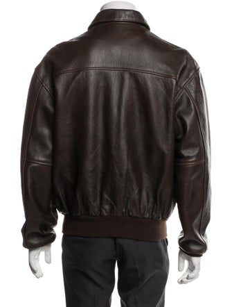 Avirex Leather Utility Jacket