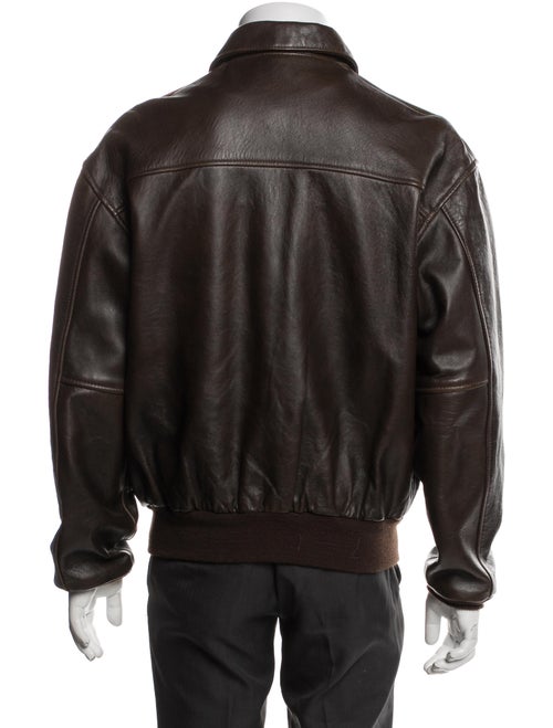 Avirex Leather Utility Jacket