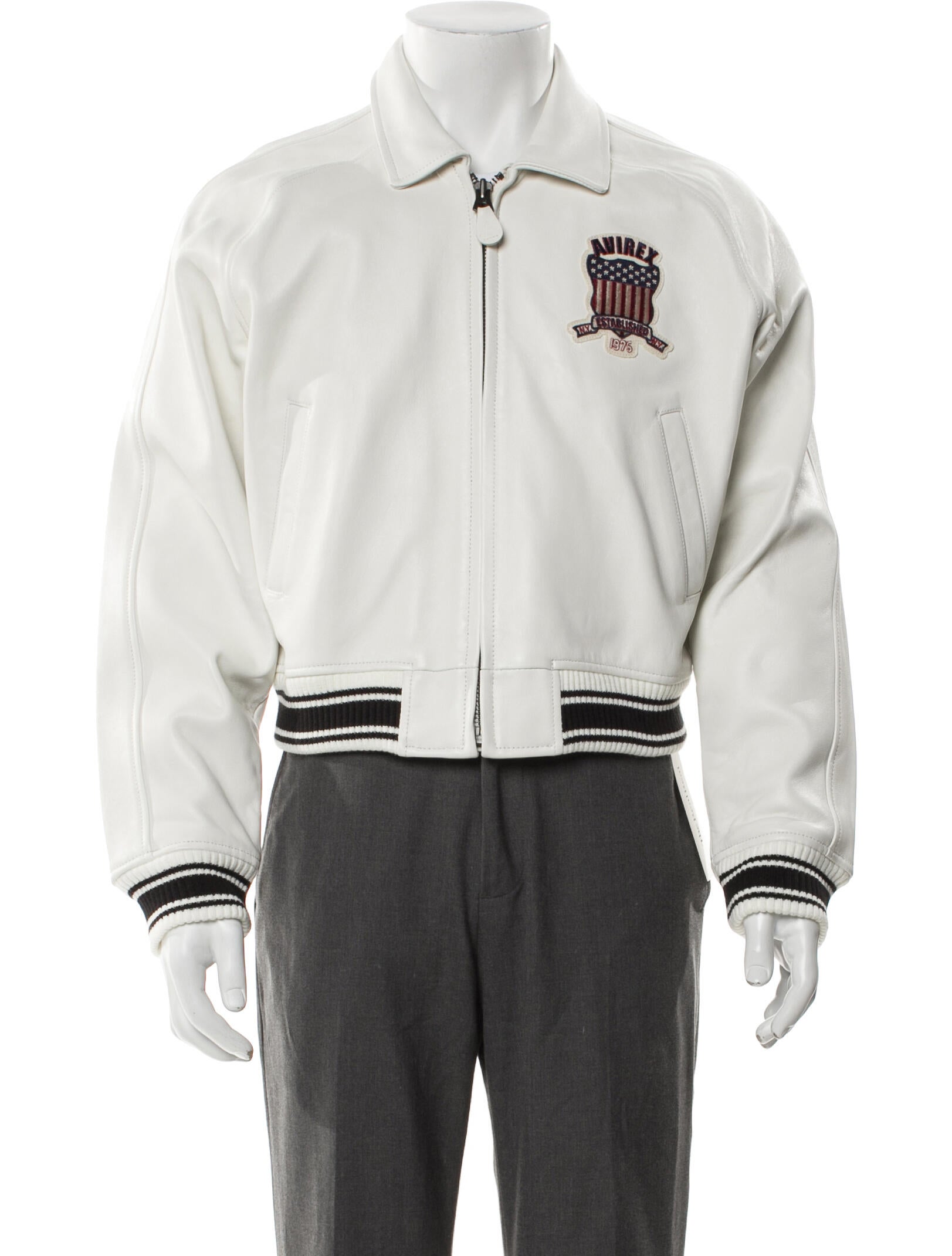 Avirex Bomber Lamb Leather Bomber Jacket w/ Tags