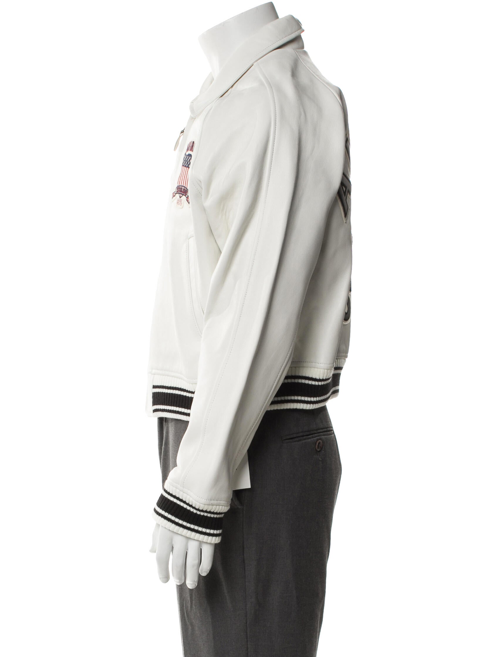 Avirex Bomber Lamb Leather Bomber Jacket w/ Tags