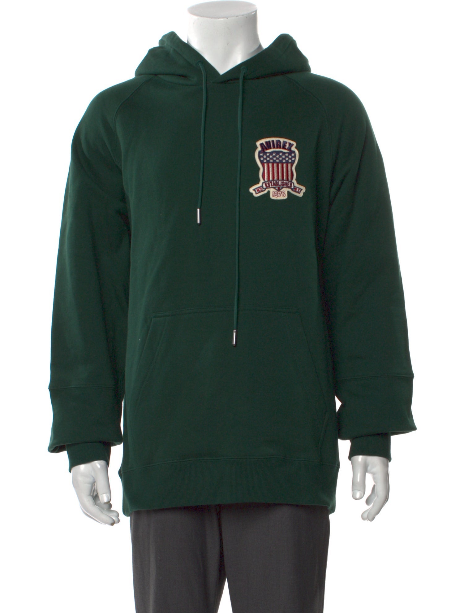 Avirex Crew Neck Long Sleeve Hoodie