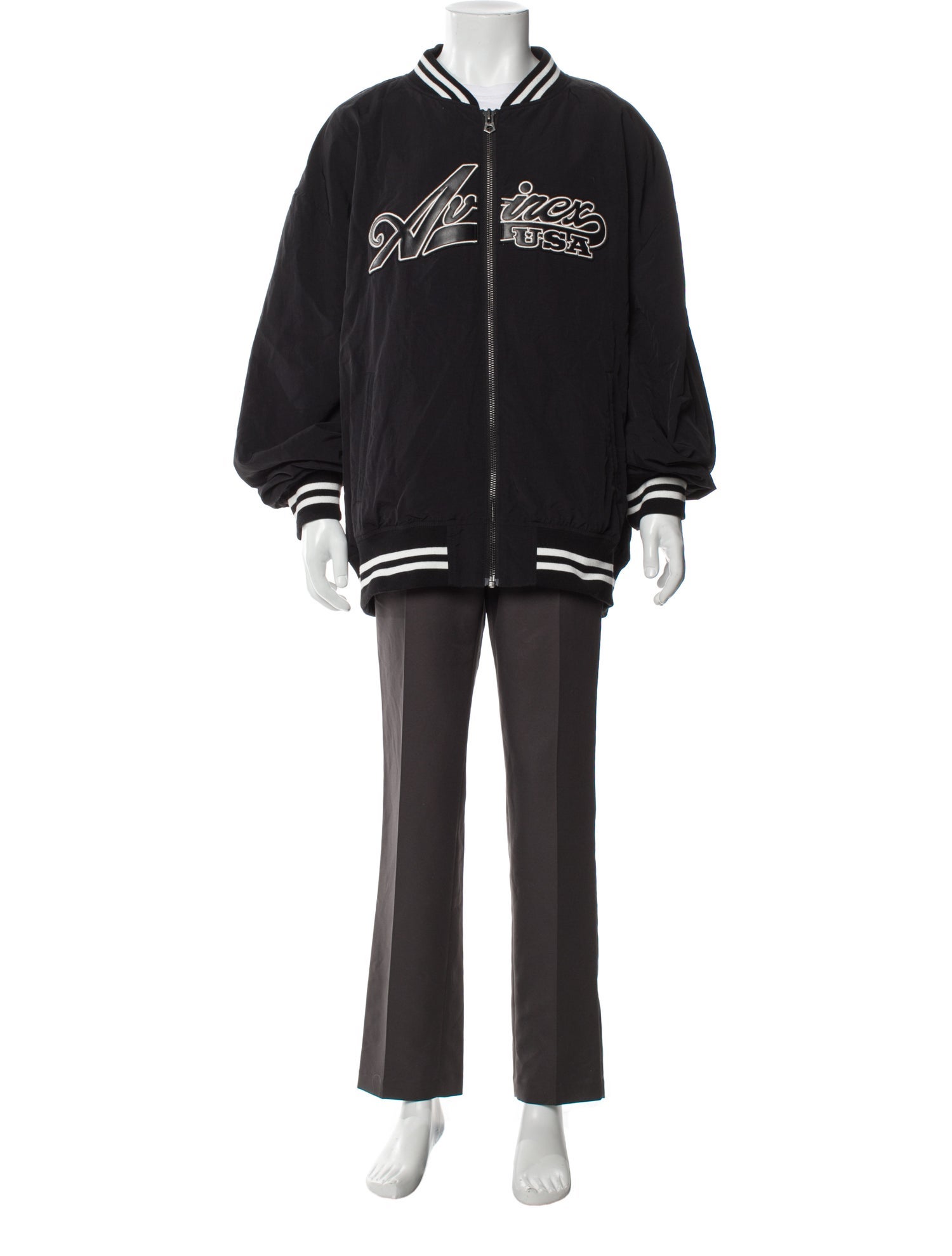 Avirex Graphic Print Varsity Jacket