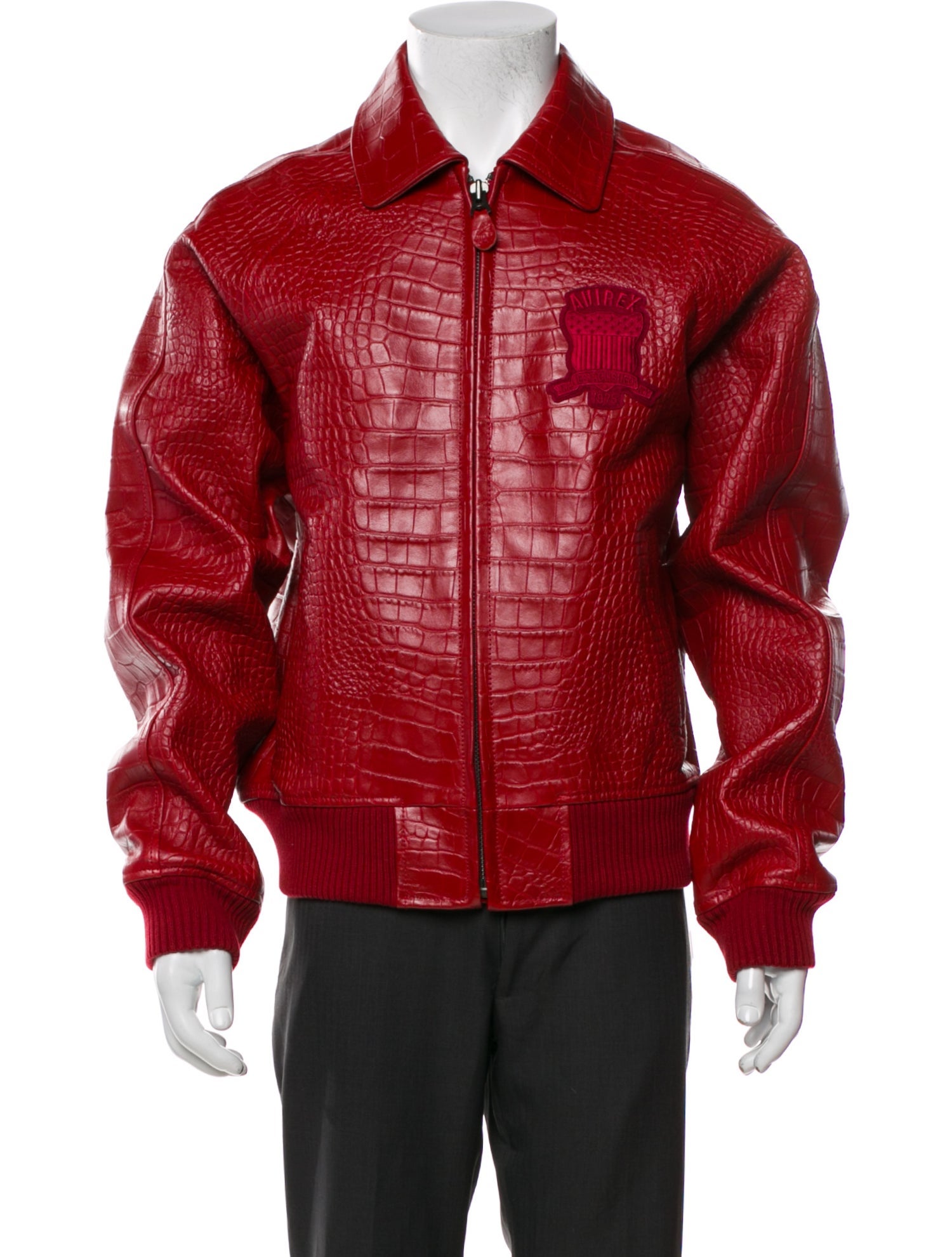 Avirex Lamb Leather Bomber Jacket w/ Tags