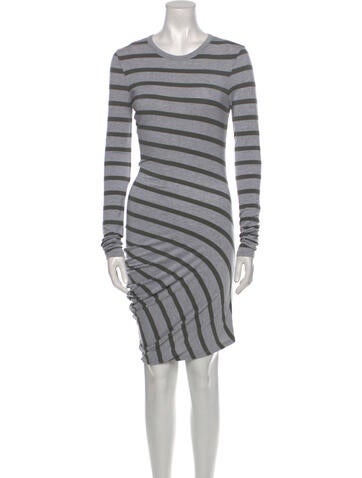 Alexanderwang.T Dresses Striped Midi Length Dress XS
