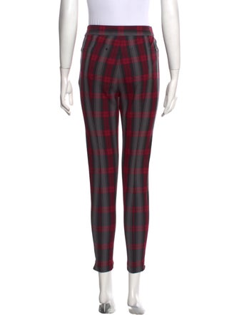 Alexanderwang.T Plaid Print Skinny Leg Pants