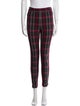 Alexanderwang.T Plaid Print Skinny Leg Pants