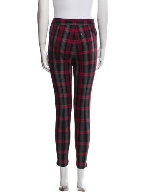 Alexanderwang.T Plaid Print Skinny Leg Pants