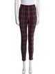 Alexanderwang.T Plaid Print Skinny Leg Pants