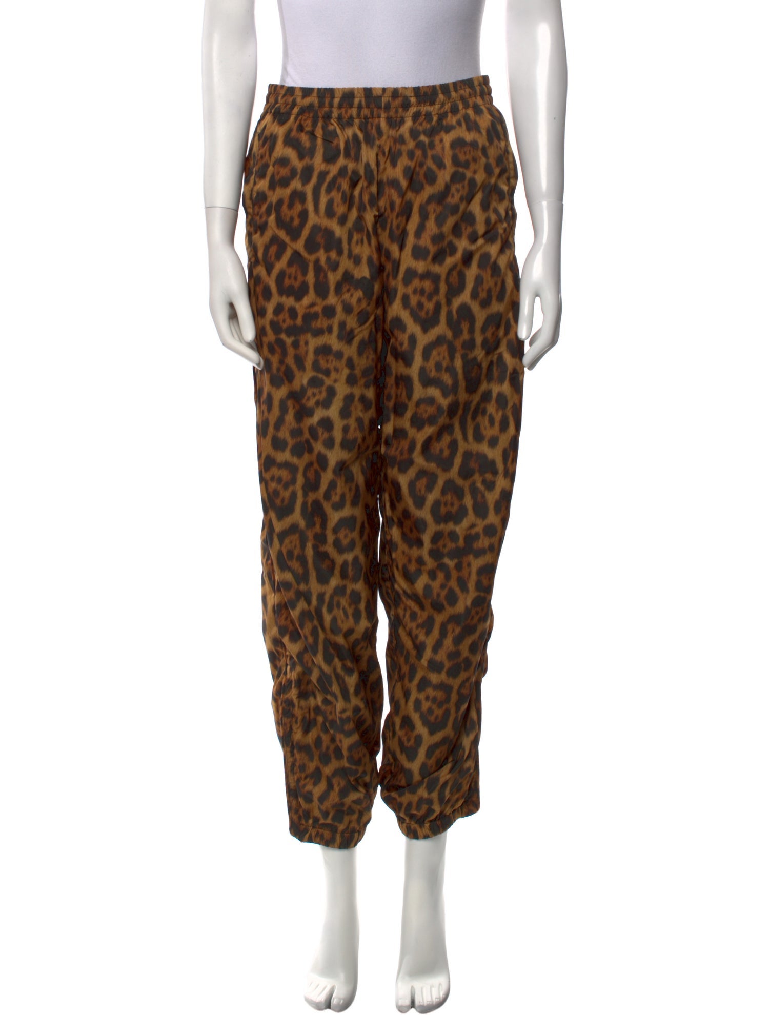 Alexanderwang.T Animal Print Straight Leg Pants