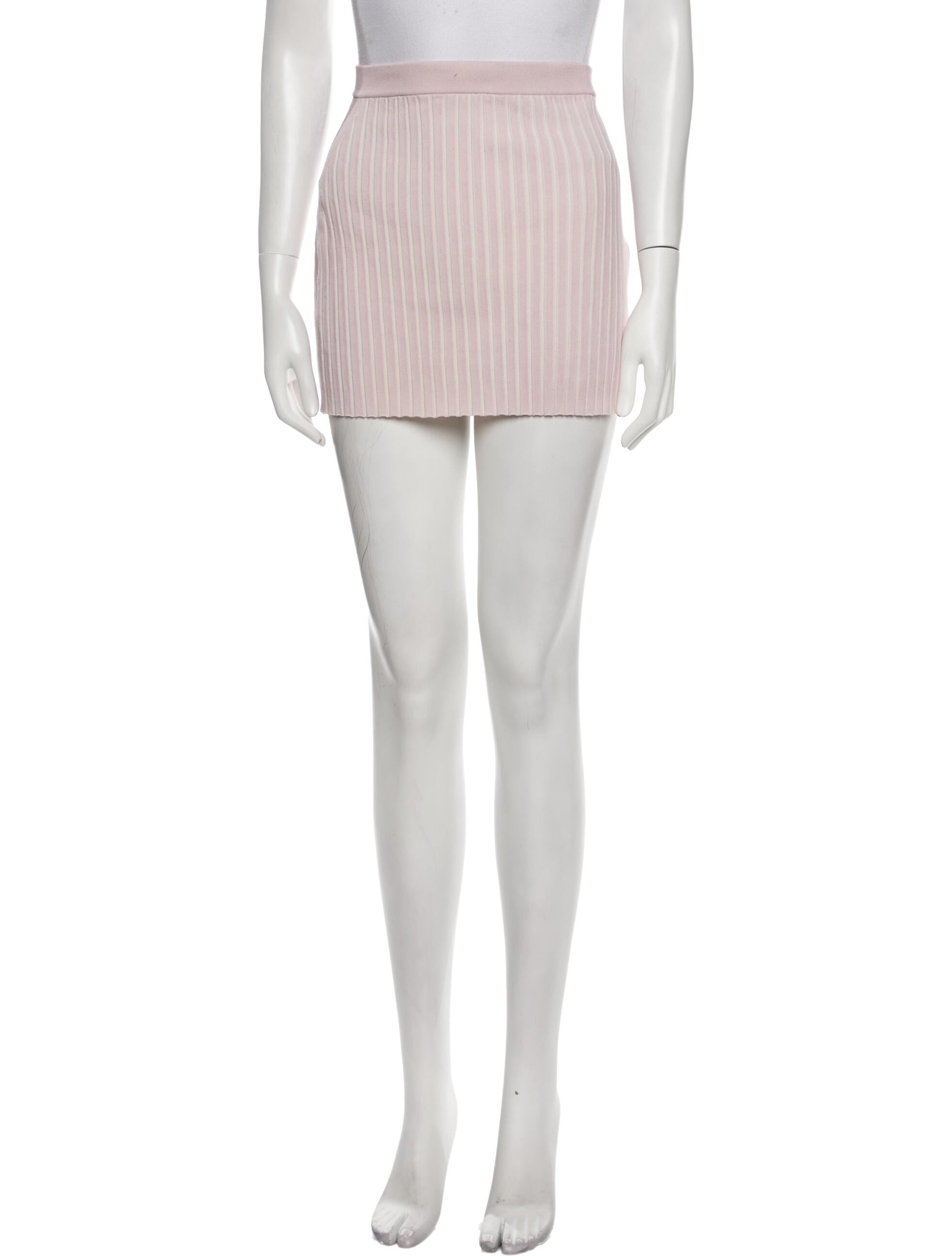 Alexanderwang.T Striped Mini Skirt