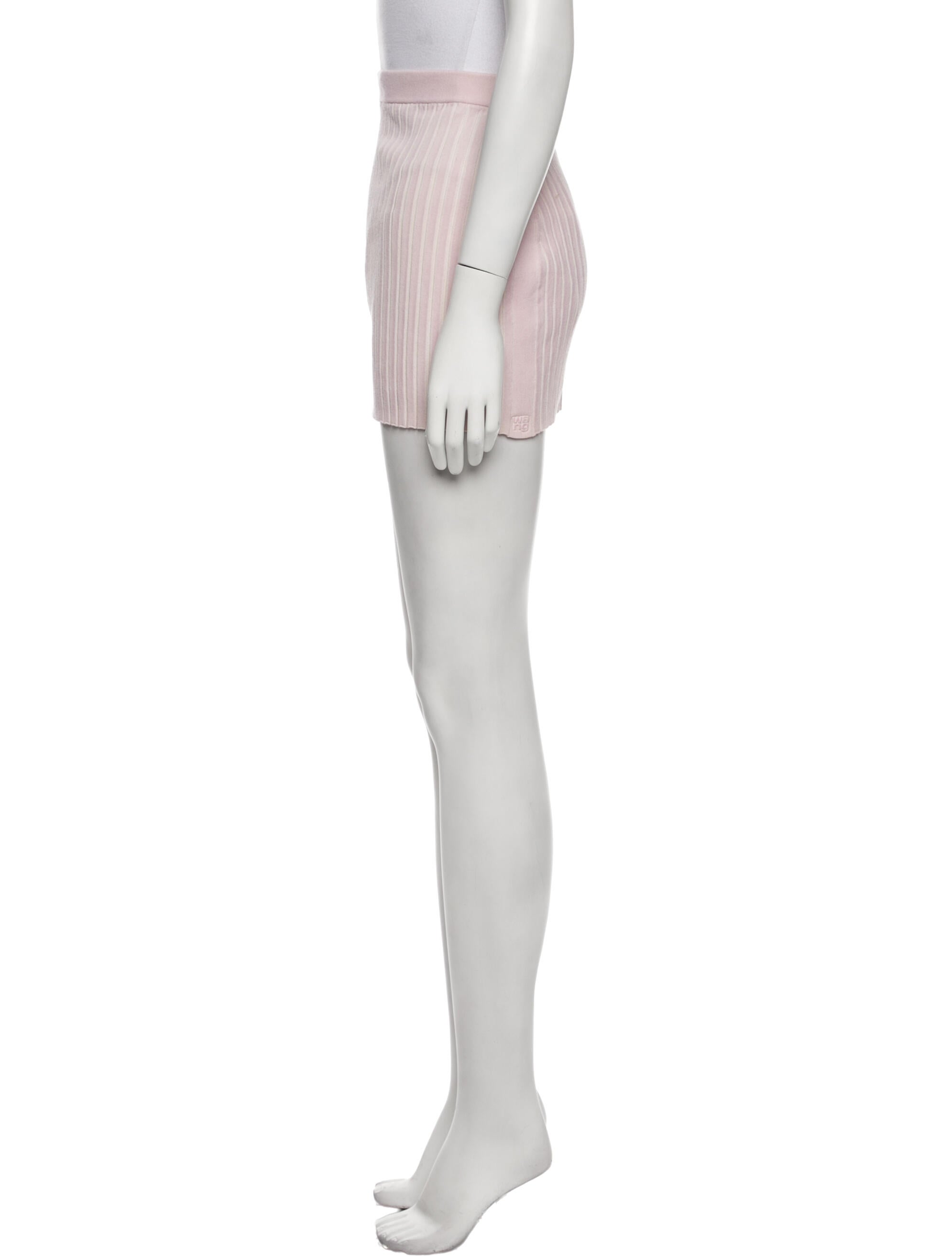 Alexanderwang.T Striped Mini Skirt