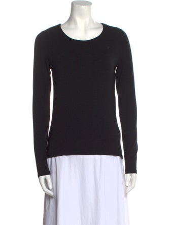 Alexanderwang.T Scoop Neck Long Sleeve Sweatshirt