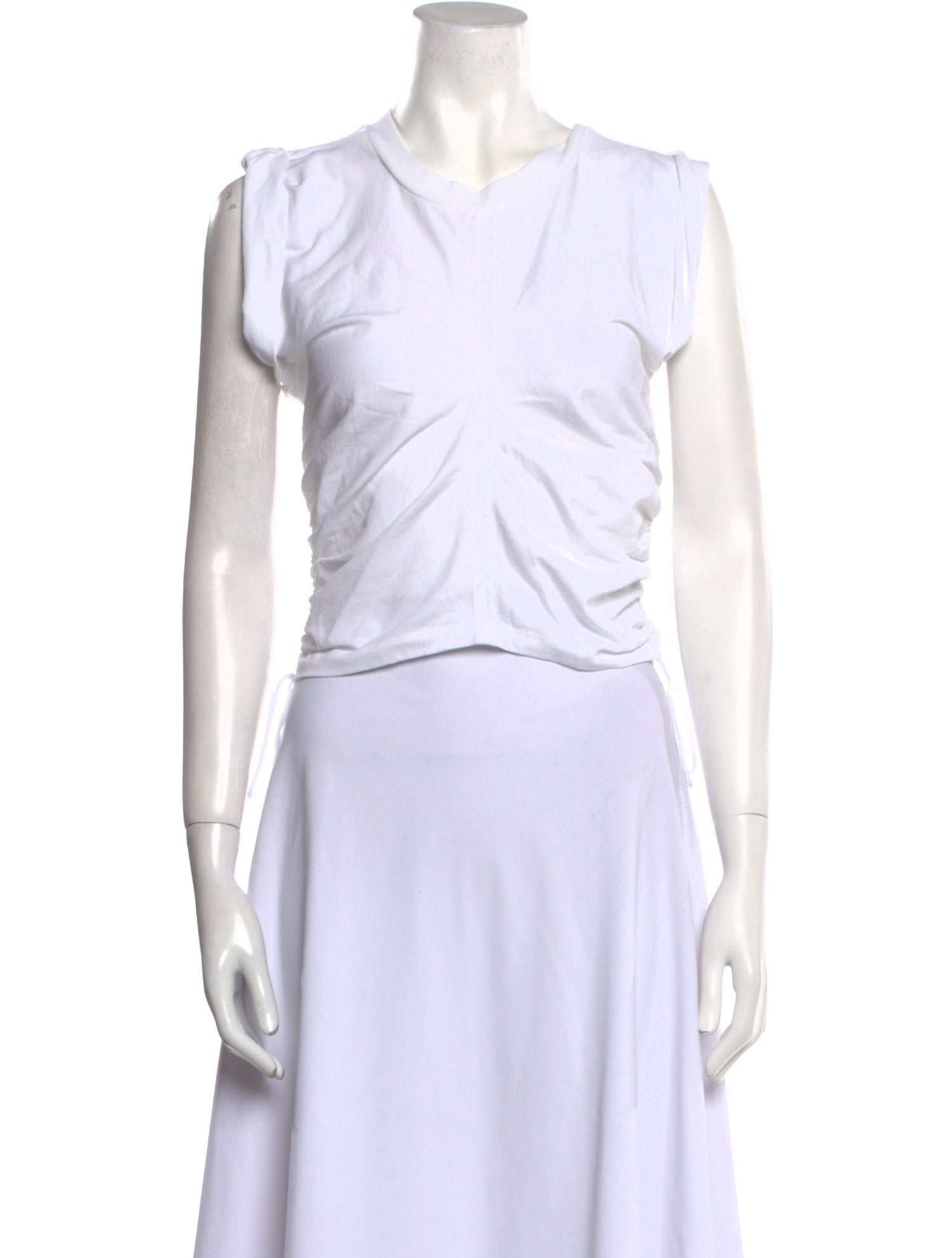 Alexanderwang.T V-Neck Sleeveless Crop Top