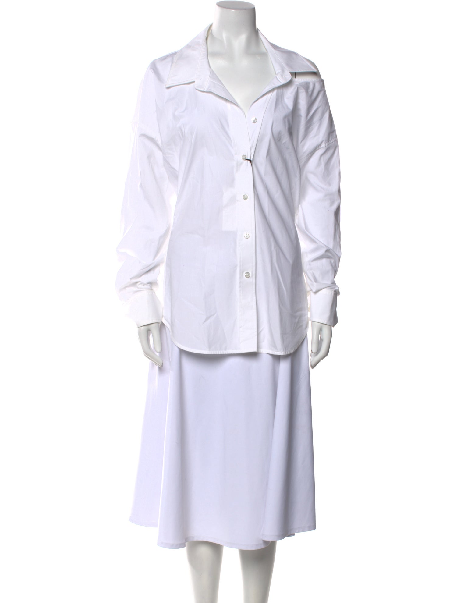 Alexanderwang.T Long Sleeve Button-Up Top