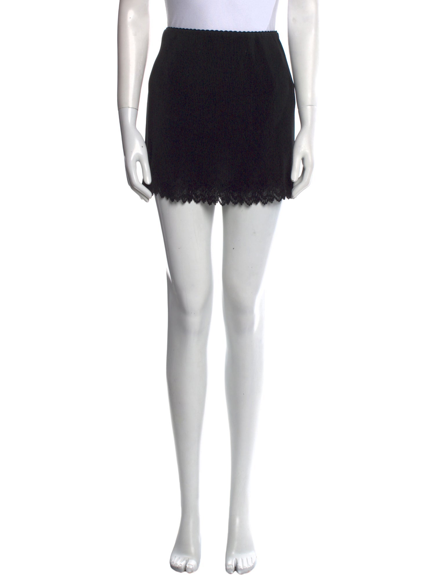 Alexanderwang.T Lace Trim Embellishment Mini Skirt w/ Tags