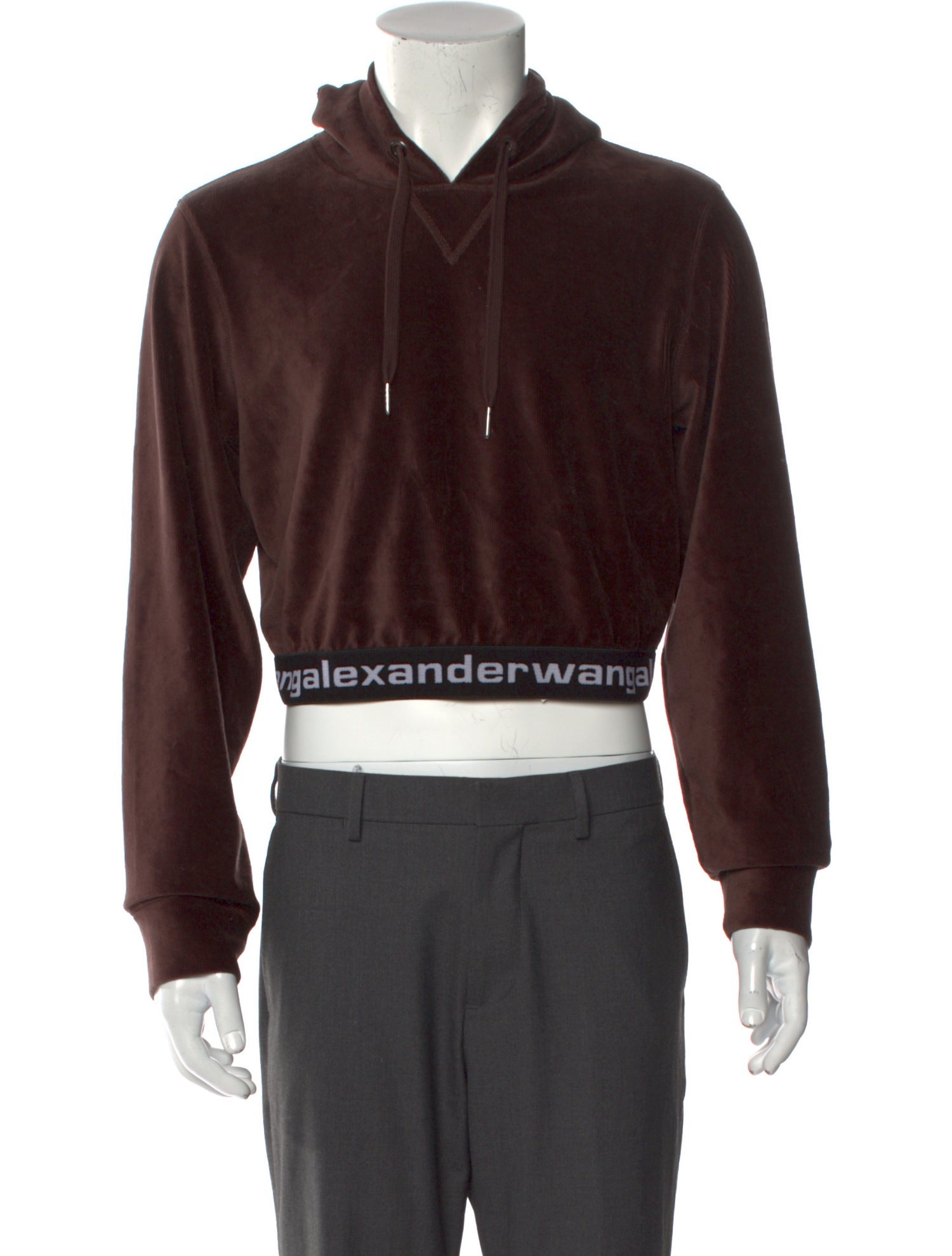 Alexanderwang.T Crew Neck Long Sleeve Hoodie
