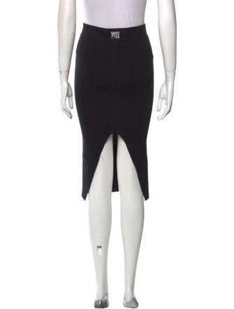 Alexanderwang.T Pleated Accents Knee-Length Skirt