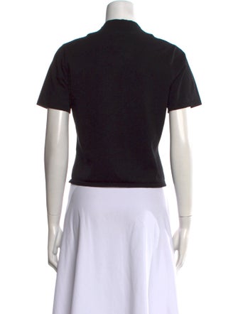 Alexanderwang.T Mock Neck Short Sleeve T-Shirt
