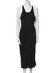 Alexanderwang.T Scoop Neck Midi Length Dress