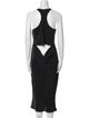 Alexanderwang.T Scoop Neck Midi Length Dress