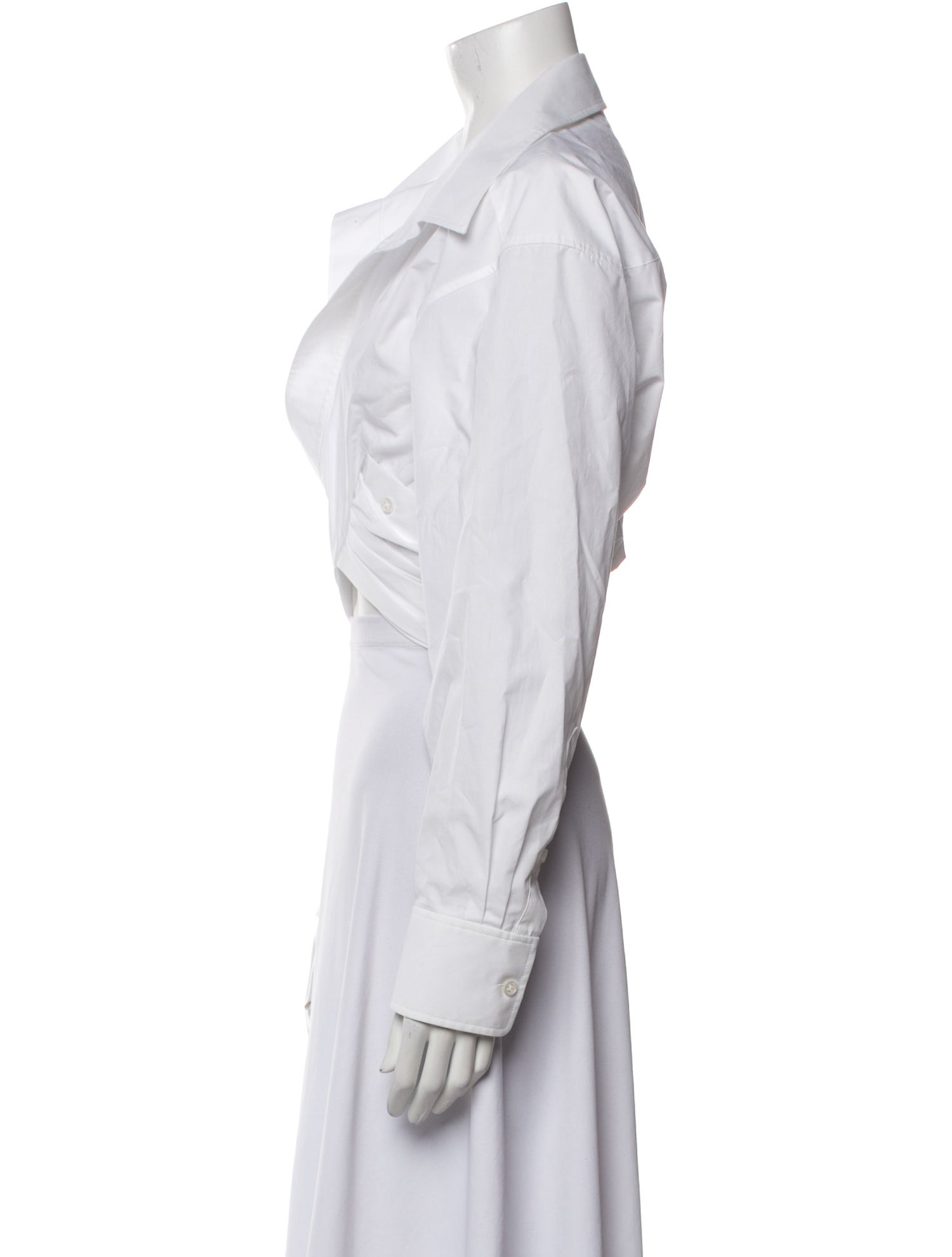 Alexanderwang.T Long Sleeve Crop Top