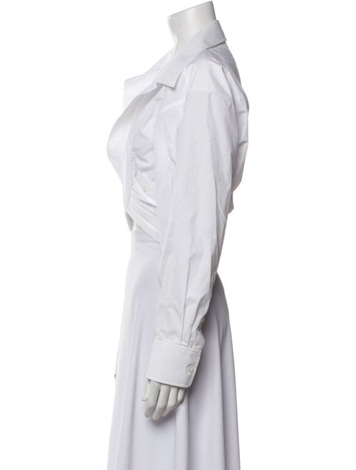 Alexanderwang.T Long Sleeve Crop Top