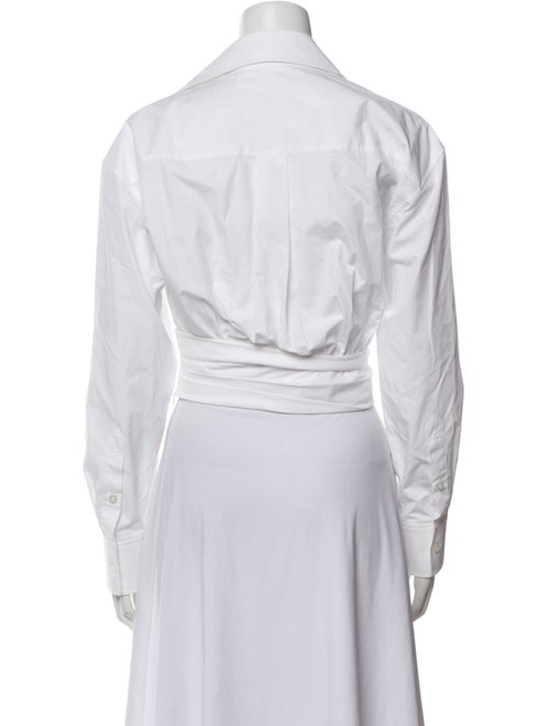 Alexanderwang.T Long Sleeve Crop Top