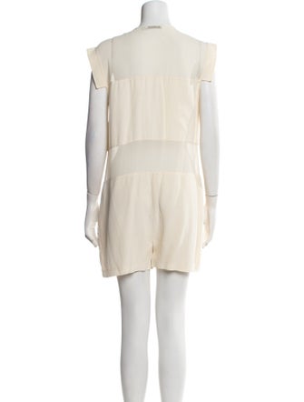 Alexanderwang.T Silk Crew Neck Romper
