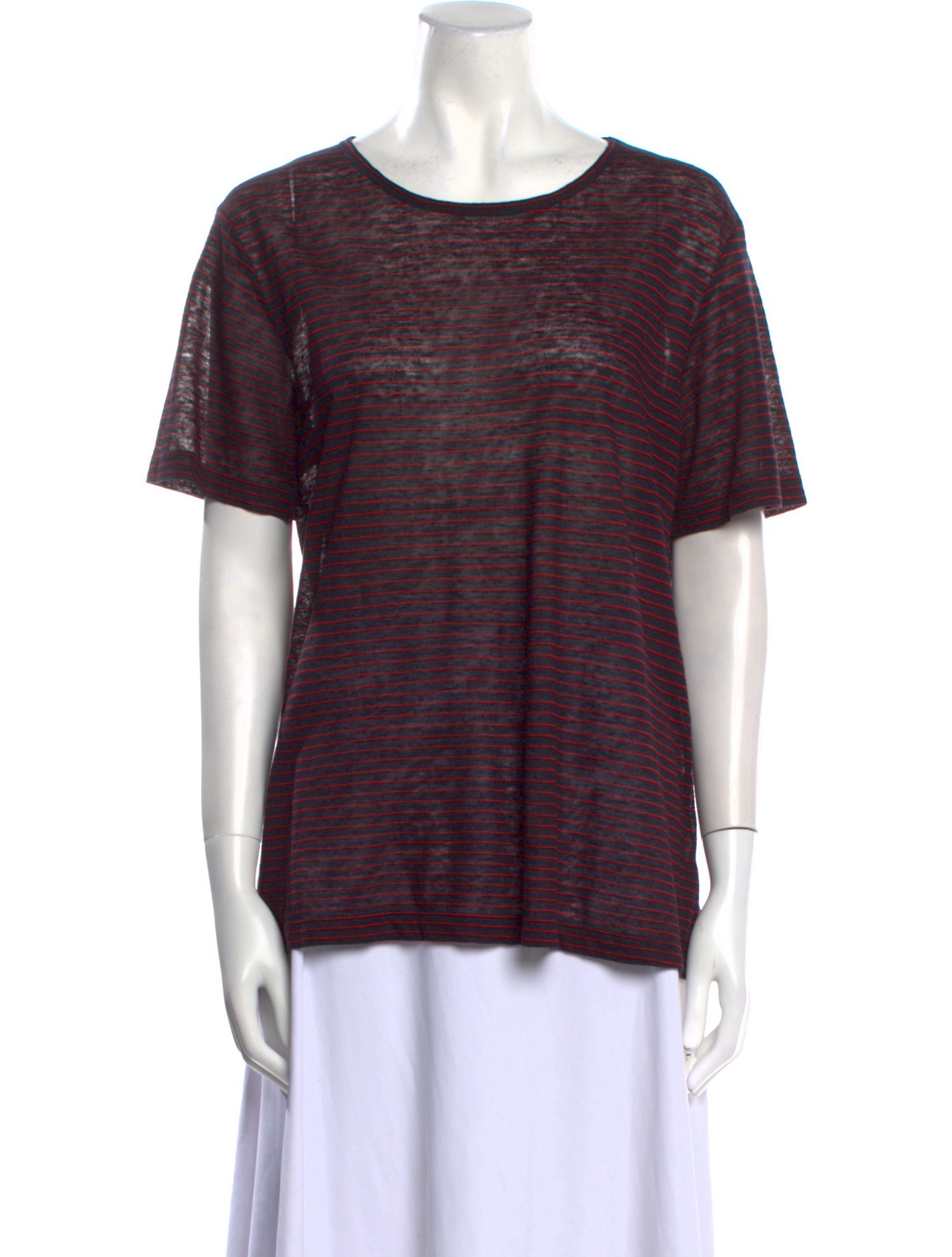 Alexanderwang.T Linen Scoop Neck T-Shirt