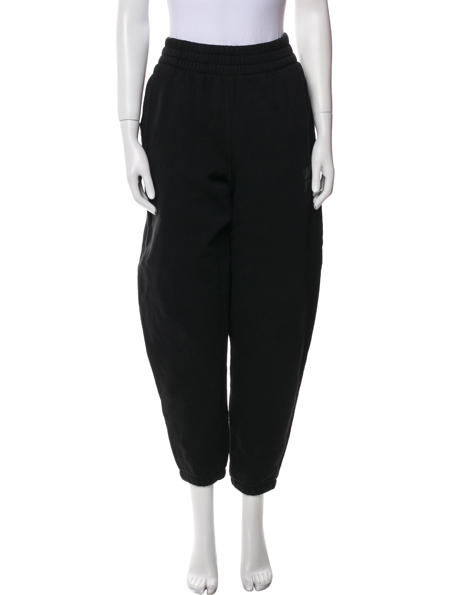 Alexanderwang.T Silk Embroidered Accent Sweatpants