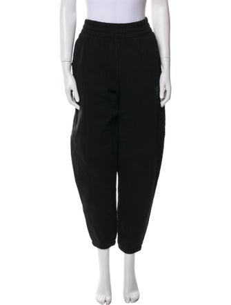 Alexanderwang.T Silk Embroidered Accent Sweatpants