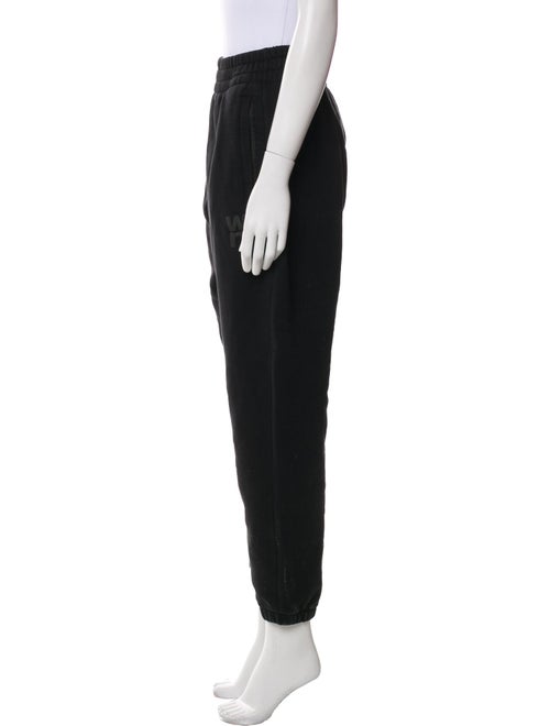 Alexanderwang.T Silk Embroidered Accent Sweatpants