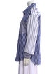 Alexanderwang.T Striped Long Sleeve Button-Up Top